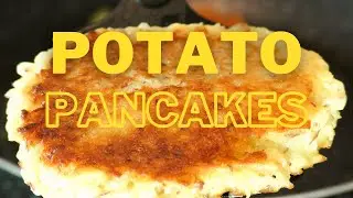 Easy Potato Pancakes with Applesauce + Sour Cream