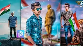 Republic Day 2019 Special Editing In Picsart App | Statue Of Unity | Latest Viral Editing In Hindi