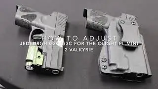 How to adjust the retention on your light bearing holster.