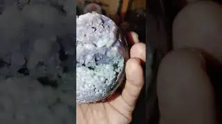 Mouthwatering Grape Agate AAA Drusy Geodes #shorts