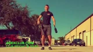 Club Workout Set 20lb Doubles | Adex Mace and Club Training