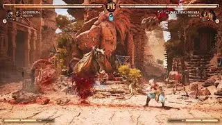 Bleeding Nitara Boss Fight | Invasions Season 5 | Mortal Kombat 1