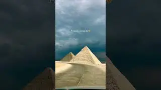 Pyramids at night! #Egypt #travel trending viral YouTube shorts