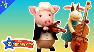 Fancy Pig's Music Party | Children's Song and Story with Words | Fun Educational Kids Song and Story