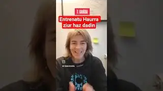 Haurrak beregan sinistu behar du edozer lortzeko.Hor dago gure lana.Azkenean guk uste duguna daukagu