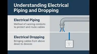 Understanding Electrical Piping and Dropping work for building Automation systems