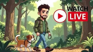 Trending Pro  is live! walking into the green's with my Dog 🐕 #walk #explore #travel #usa