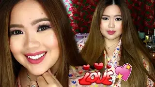 AFFORDABLE Valentine's Day Makeup Tut | Sweet & Flirty Ft. Eb Uncover Palette