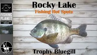 How To Catch Trophy Bluegill | Rocky Lake | Fishing Planet Hot Spots
