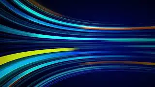 Blue colorful fiber-optic lines network animation background  | 4K Free Stock Video