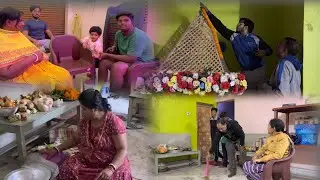 পুজোর সমস্ত কাজ রাতেই সেরে রাখলাম || #bengalivlogertama 