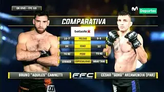 FFC 69: BRUNO CANNETTI vs C&Eacute;SAR ARZAMENDIA | Fusion Fighting Championship Argentina 🇦🇷 | ESTELAR