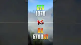 GTX 1070 vs RX 6700 XT