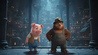 Pippo the pig lives in an underground city