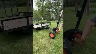 Moving a HEAVY Trailer with my Vevor Log Dolly!