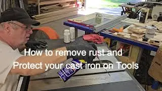From Rust to Smooth: Restoring Your Table Saw Top with WD-40 & T-9”