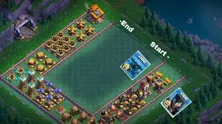 clash of clans builder base challenge !!The builder challenged the entire knight army to his base!!