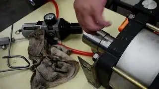 I am fixing the air driven liquid pump