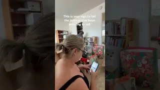 She sold the clutter & took back space. Watch the full transformation now! #declutter #danakwhite