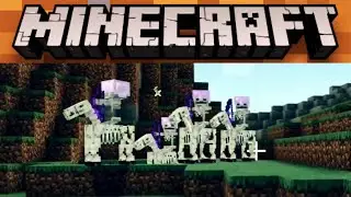 Skeleton Horse Struck by Lightning #Minecraft #MinecraftBedrock