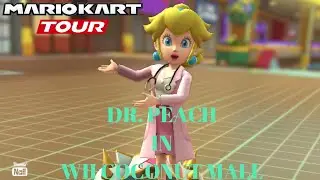 Mario Kart Tour - Dr. Peach in Wii Coconut Mall