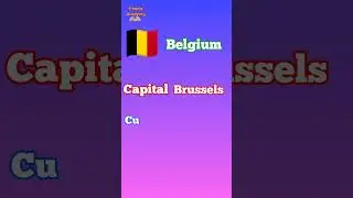 Flag, Country, Capital, Currency of Belgium ||  Static GK || General Knowledge