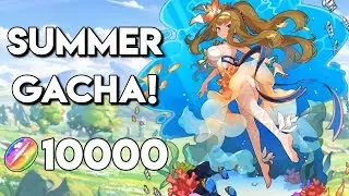 Summoning for Summer Julietta! (10,000+ Wyrmite) || Dragalia Lost