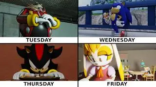 Scheduling Conflicts for the Sonic Characters - Sonic's Twitter Takeover ANIMATED
