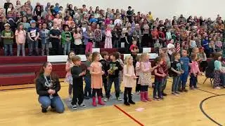 Stratton Elementary in Newport WA sings Together We Can Change the World