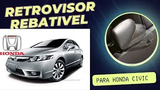 Honda Civic instalação dos retrovisores rebatíveis