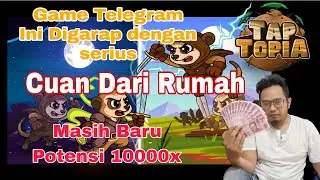 Airdrop! Game Baru NFT gratis Penghasil Uang Telegram Ini serius Banget! TAP TOPIA