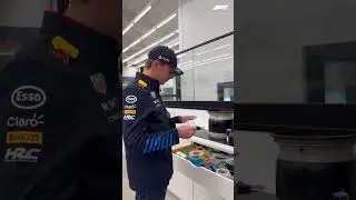 Max Verstappen liked the drawer of tapes #f1 #maxverstappen