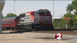 Man warns of railroad crossing dangers