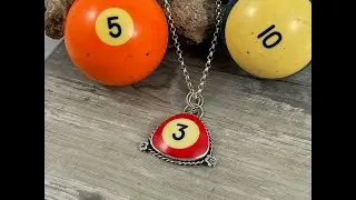 Let's turn this Vintage Pool Ball into a Gorgeous Pendant! | Silversmithing