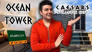 Caesars Atlantic City Ocean Tower Room Tour | Luxury King Bed Room Review & Experience