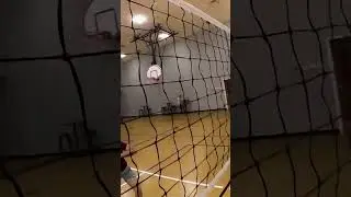 Getting A Block AND Hitting Through Their Block! ✋✋ #volleyball #volleyballplayer #volleyballworld
