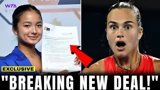 Sabalenka’s INSTANT REACTION To Alexa Eala’s New Deal — I CAN’T BELIEVE THIS!