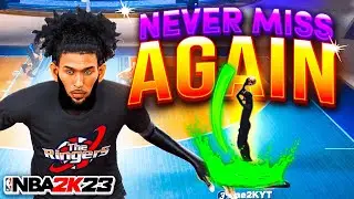 *NEW* CHEAT CODE to NEVER MISS AGAIN in NBA2K23! Best Jumpshot + 100% GREENS!