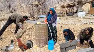The struggle of the nomadic couple Asghar and Halimah to survive in the mountains