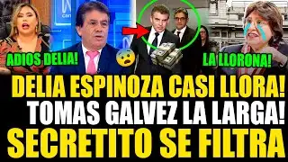 LA LARGARON! Tom&aacute;s Galvez tilda de loca a Delia Espinoza mientras ella casi llora por volver