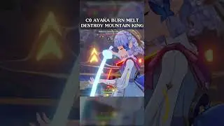 HOW C0 AYAKA BURN MELT DESTROY MOUNTAIN KING