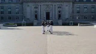USNA Silent Drill Team: Change of Command 2019