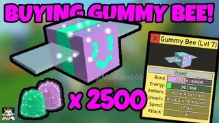 Buying Gummy Bee - Bee Swarm Simulator (Roblox)!