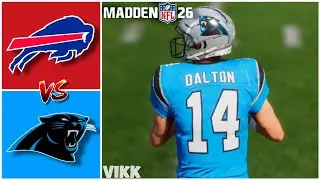Bills vs Panthers Week 8 Simulation (Madden 26)