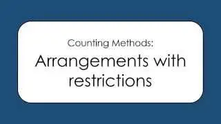 03 Arrangements with restrictions