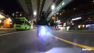 Exetreme bull rocket night riding    (@insta360)