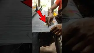 Handloom Magic in 30 Seconds #shorts #asmr