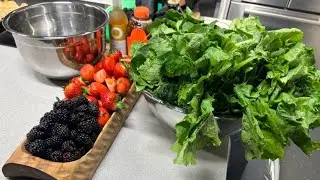 Olivia's Berry Almond Salad closes out light, fresh summer fare