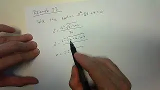 Complex numbers and the quadratic formula