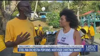 Steel Pan Orchestra Performs at Northside Christmas Market